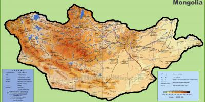 Mongoolia asukoht kaardil